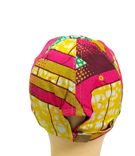 African Wax Print Cap - Image 5