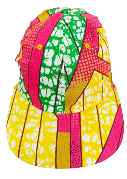 African Wax Print Cap - Image 6