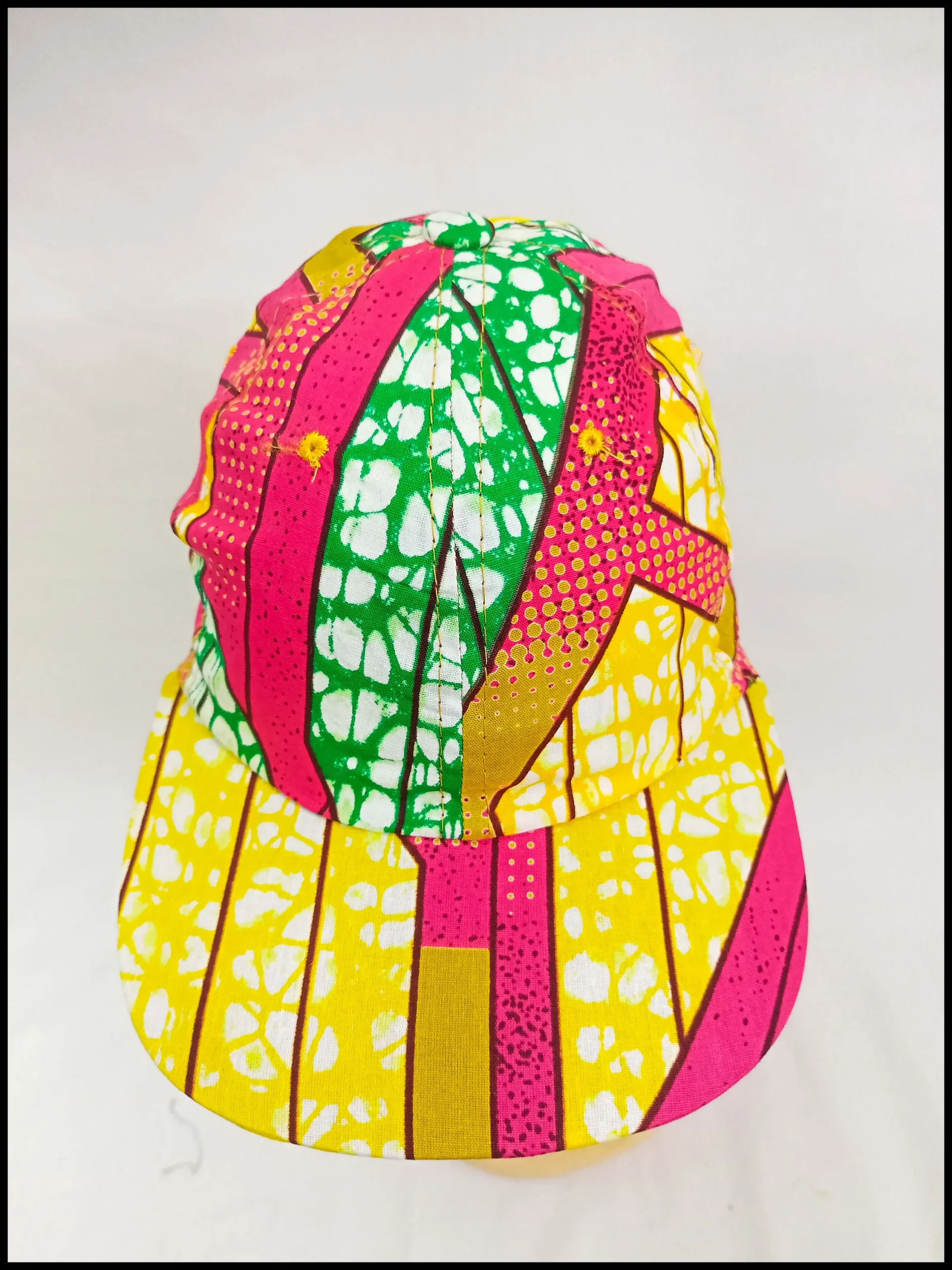 African Wax Print Cap - Image 2