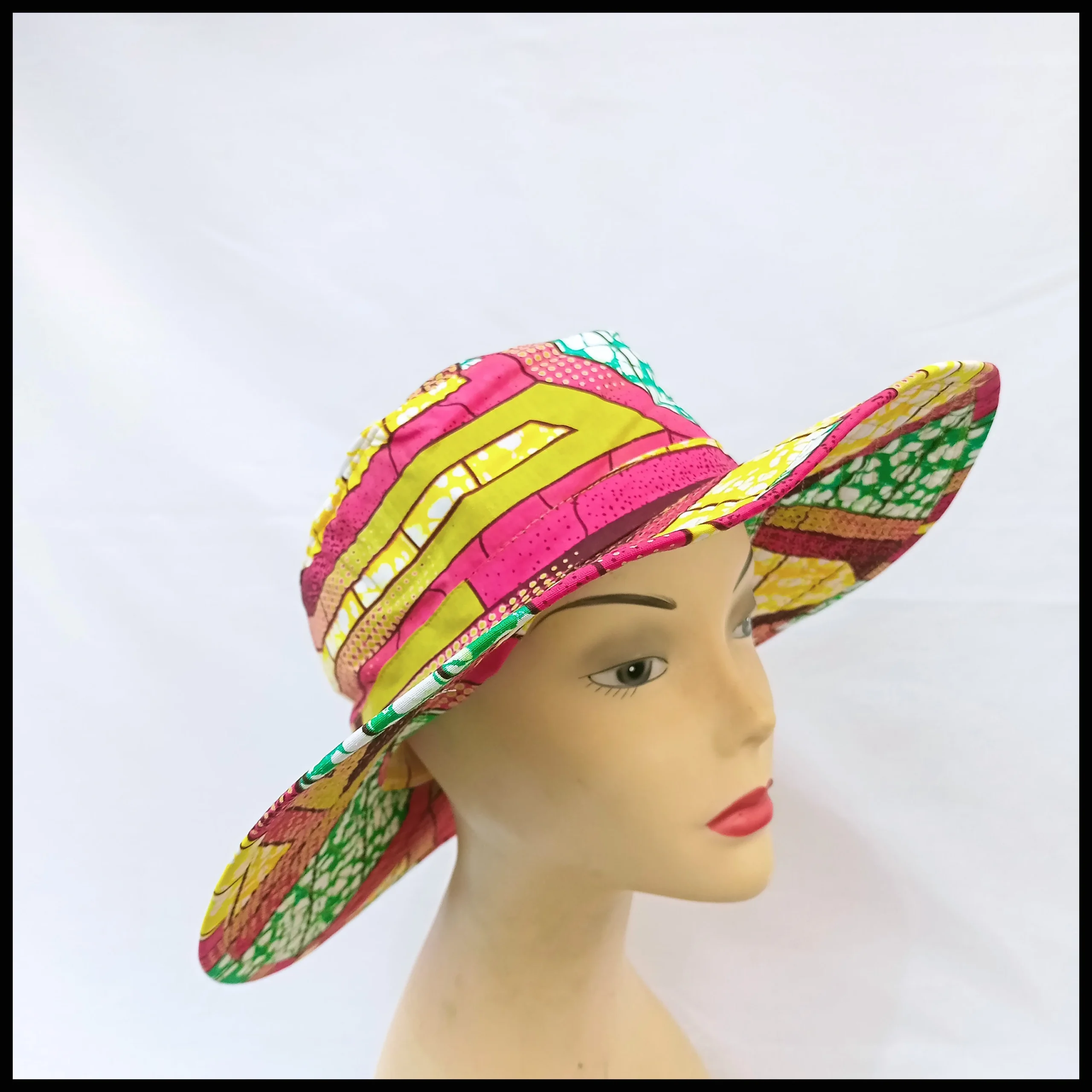 African Wax Print Cap - Image 2