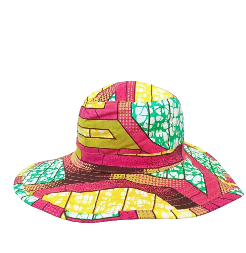 African Wax Print Cap - Image 4