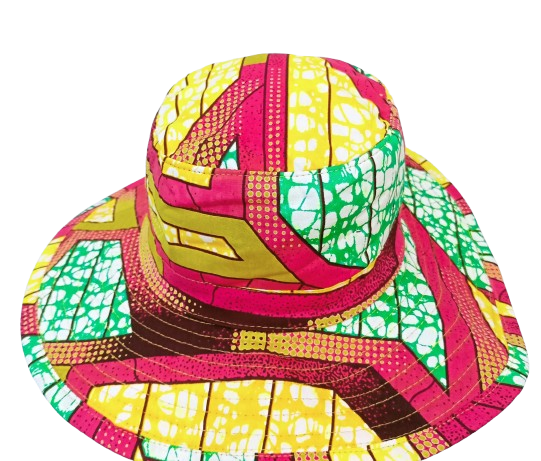 African Wax Print Cap - Image 7
