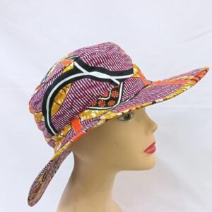African Wax Print Cap
