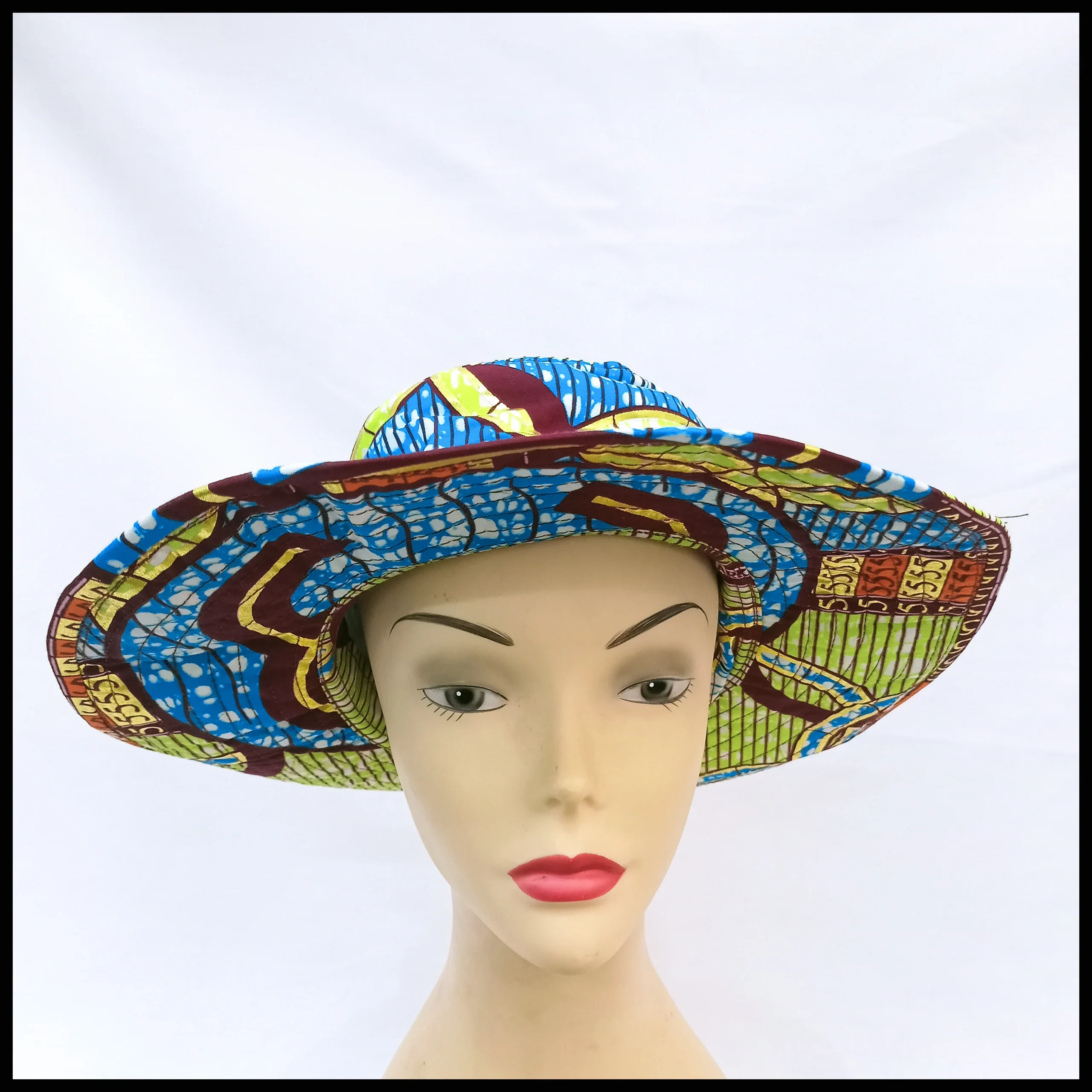 African Wax Print Cap - Image 6