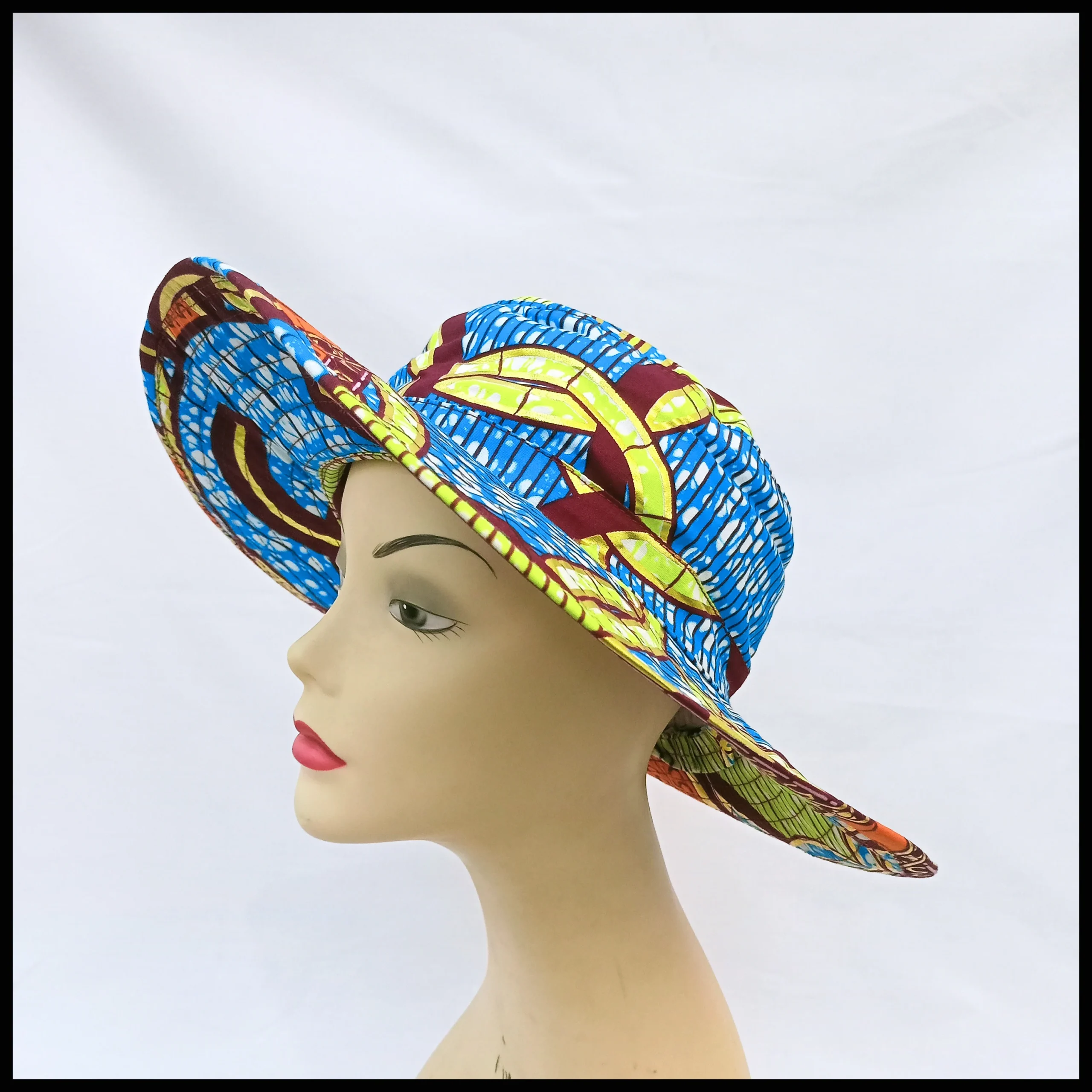 African Wax Print Cap - Image 7