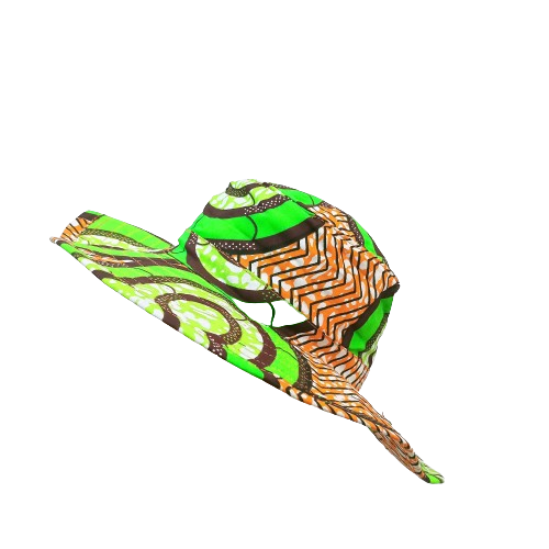 African Wax Print Cap - Image 4