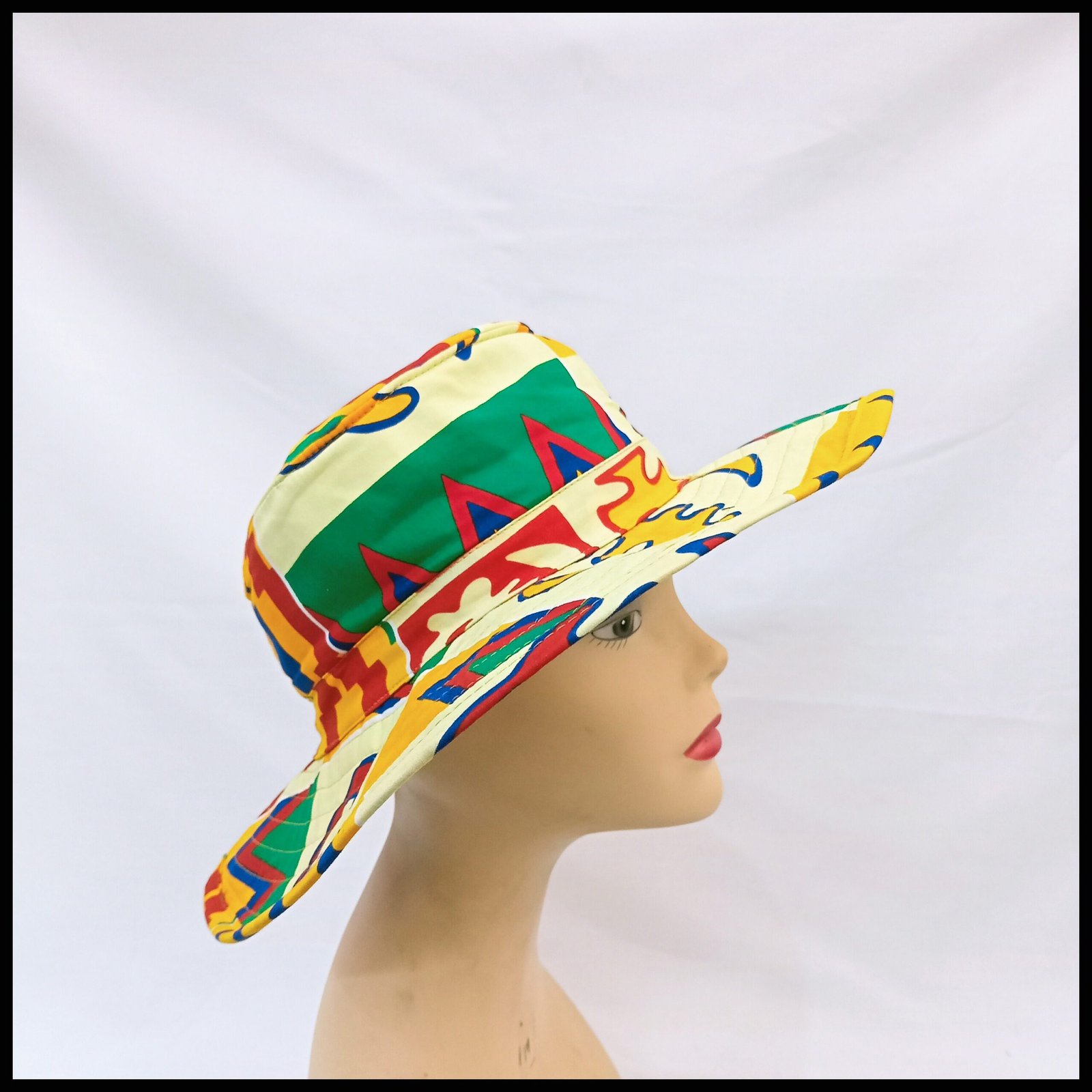 African Wax Print Cap - Image 6