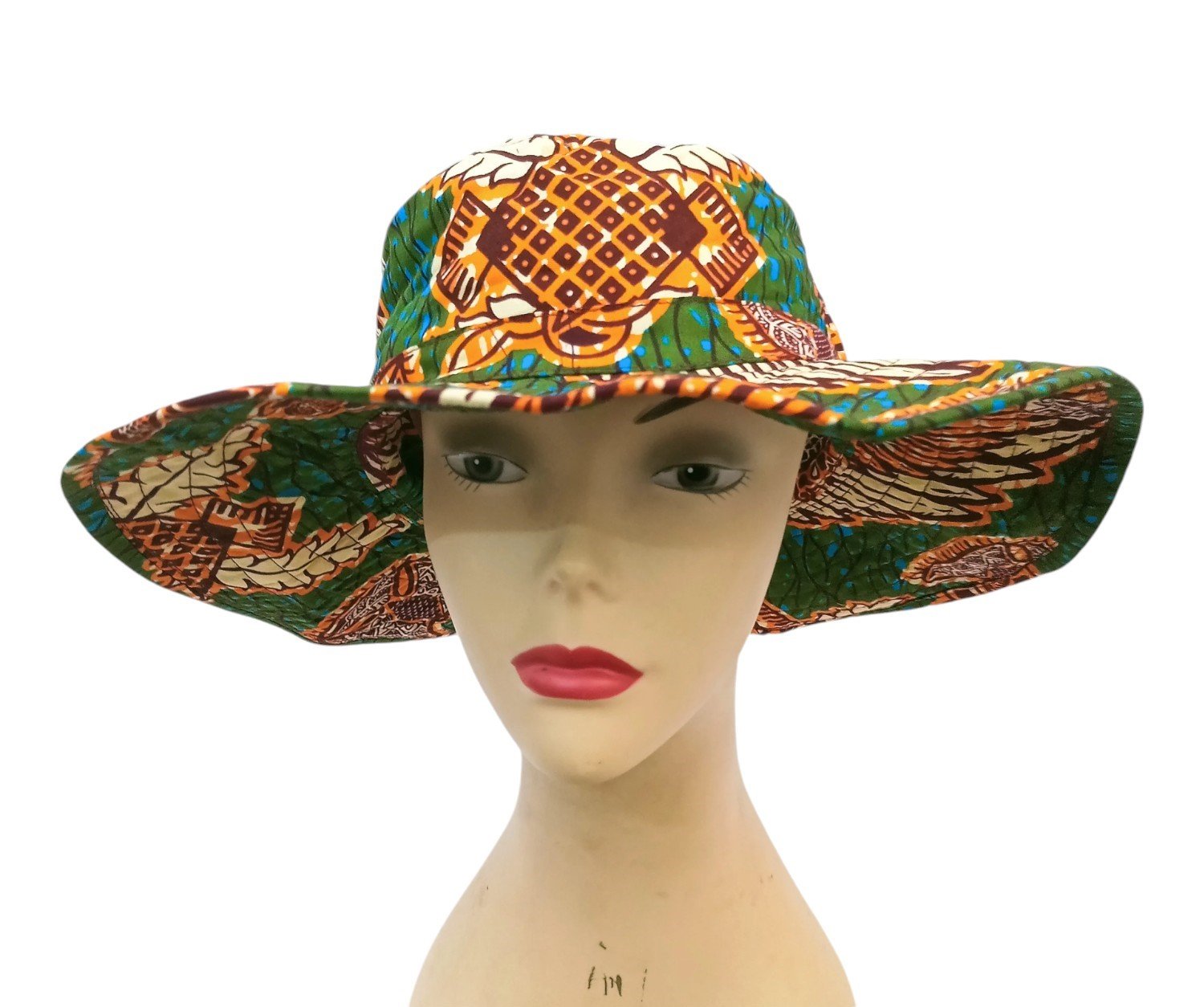 African Wax Print Cap - Image 2