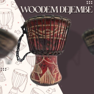 Drum (Djembe) Size Height 24cm X Top Diameter 14cm