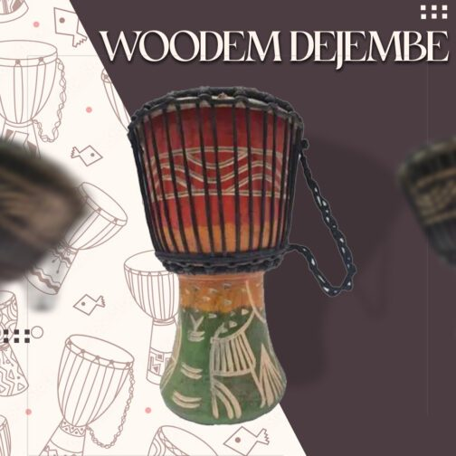 Drum (Djembe) Size Height 24cm X Top Diameter 14cm - Image 3