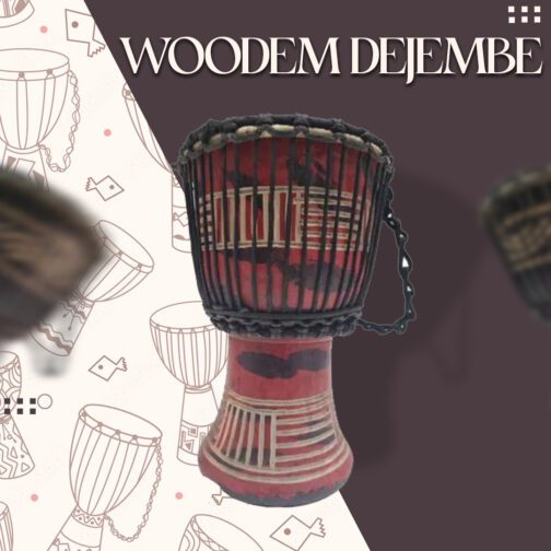 Drum (Djembe) Size Height 24cm X Top Diameter 14cm - Image 2