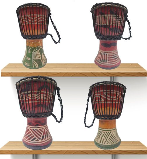Drum (Djembe) Size Height 24cm X Top Diameter 14cm - Image 5