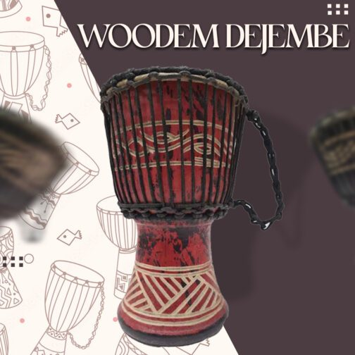 Drum (Djembe) Size Height 24cm X Top Diameter 14cm - Image 2