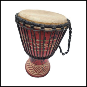Drum (Djembe) Size Height 24cm X Top Diameter 14cm