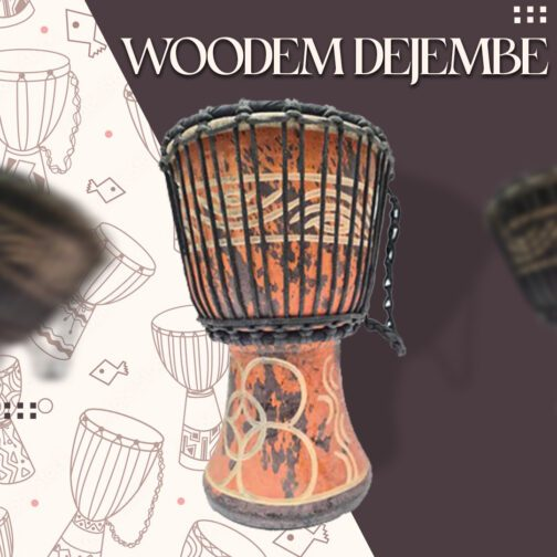 Drum (Djembe) Size Height 24cm X Top Diameter 14cm - Image 2