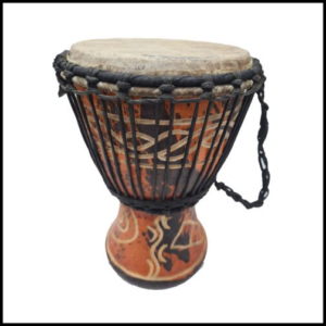 Drum (Djembe) Size Height 24cm X Top Diameter 14cm
