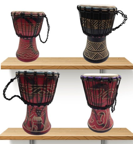 Drum (Djembe) Size Height 24cm X Top Diameter 14cm - Image 5