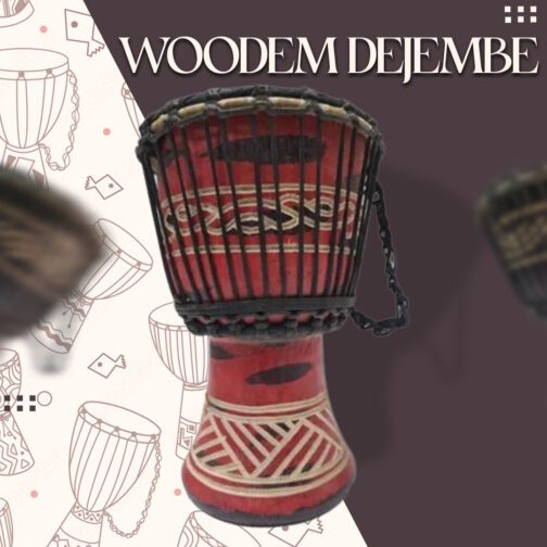 Drum (Djembe) Size Height 24cm X Top Diameter 14cm - Image 2