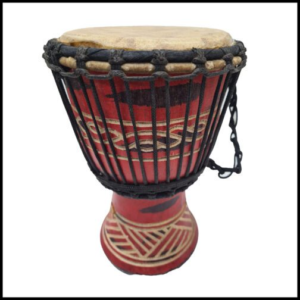 Drum (Djembe) Size Height 24cm X Top Diameter 14cm