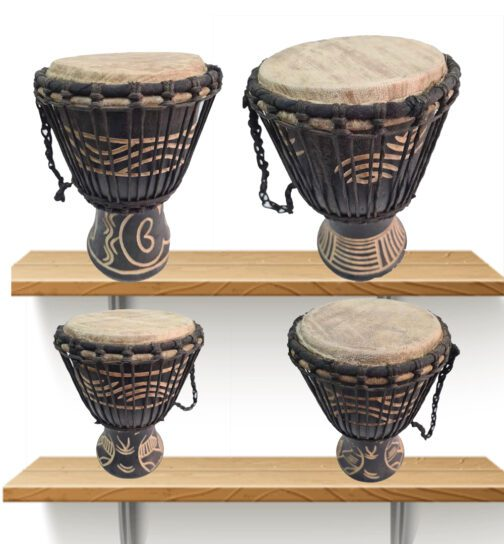 Drum (Djembe) Size Height 24cm X Top Diameter 14cm - Image 5