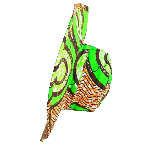 African Wax Print Cap - Image 6