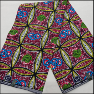 African Wax Fabric/Wax Clothes/Ghanaian Wax Print/Nigerian Ankara. 6 Yards Piece