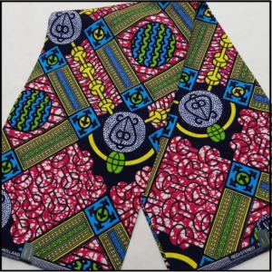African Wax Fabric/Wax Clothes/Ghanaian Wax Print/Nigerian Ankara. 6 Yards Piece