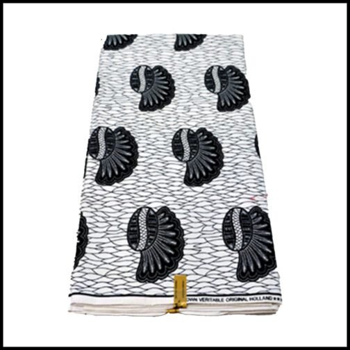Special African Wax Print 6 Yards Piece 100% Cotton - Image 3