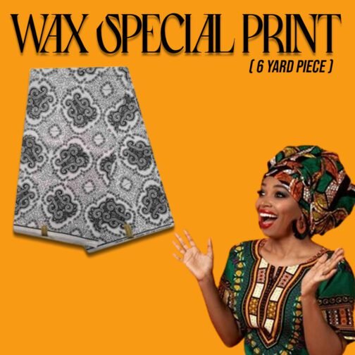 Special African Wax Print 6 Yards Piece 100% Cotton - Image 4