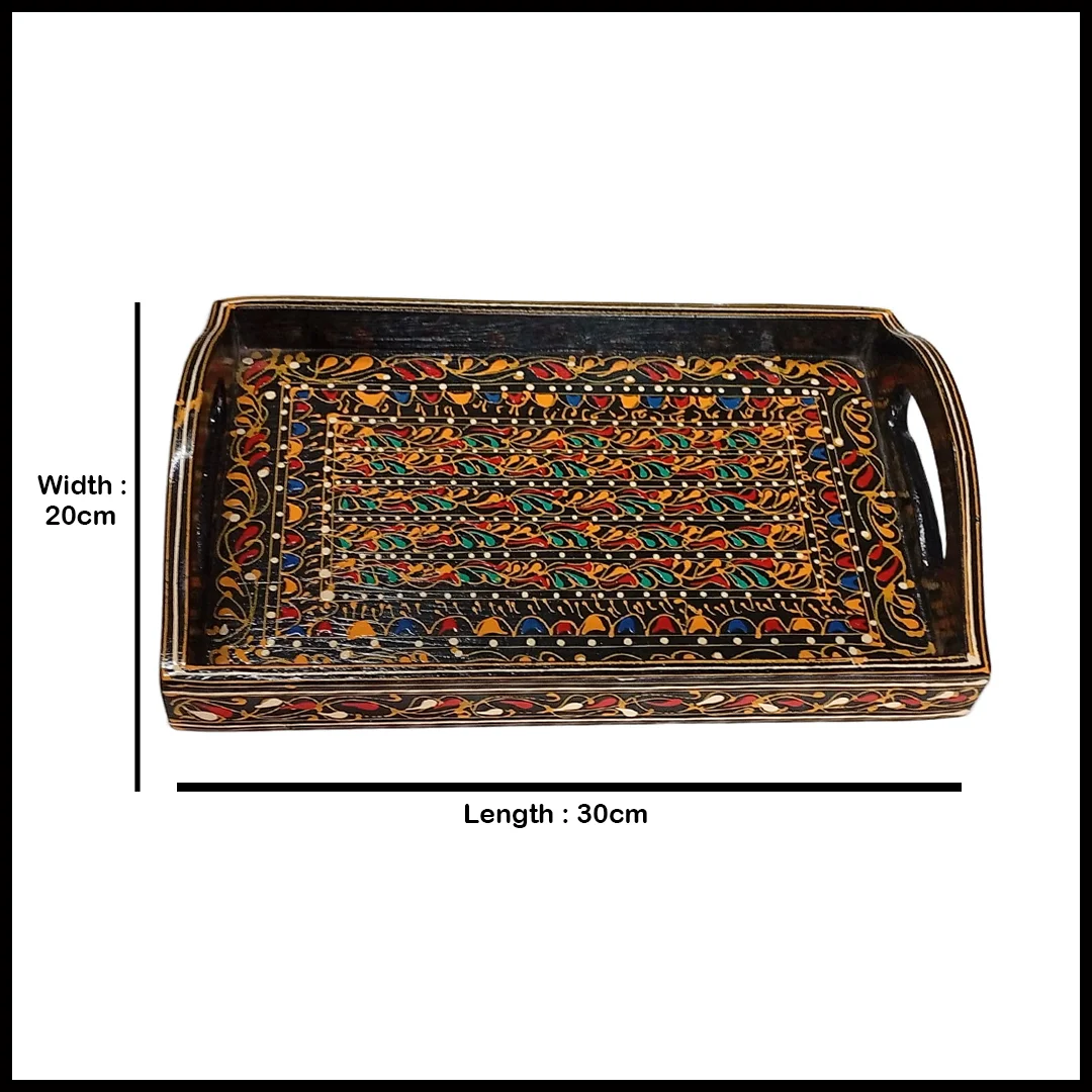 Bundi work tray (30 x 20cm) - Image 2