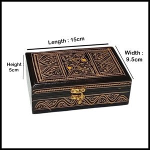 Naqsheen Jewellery Box Size (L-15cm, W-9.5cm, H-5cm)