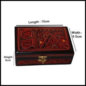 Naqsheen Jewellery Box Size (L-15cm, W-9.5cm, H-5cm)