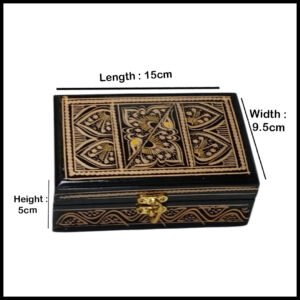 Naqsheen Jewellery Box Size (L-15cm, W-9.5cm, H-5cm)