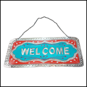 Chamakpatti Welcome Plate (W-27cm, H-15cm)