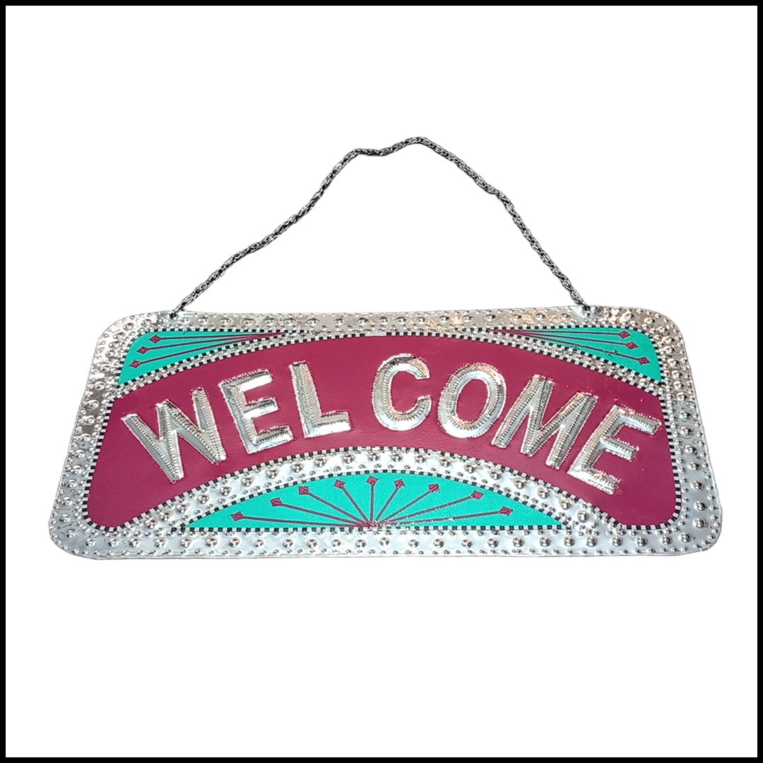 Chamakpatti Welcome Plate (W-27cm, H-15cm)