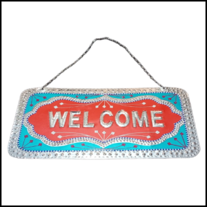 Chamakpatti Welcome Plate (W-27cm, H-15cm)
