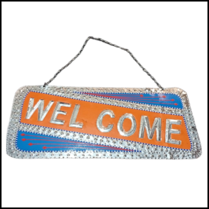 Chamakpatti Welcome Plate (W-27cm, H-15cm)
