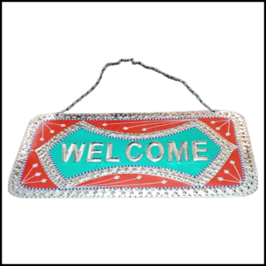 Chamakpatti Welcome Plate (W-27cm, H-15cm)
