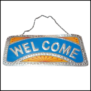 Chamakpatti Welcome Plate (W-27cm, H-15cm)