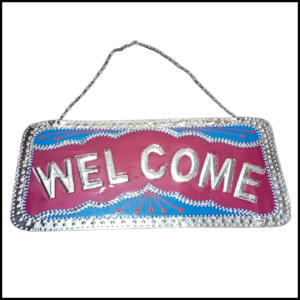Chamakpatti Welcome Plate (W-27cm, H-15cm)