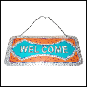 Chamakpatti Welcome Plate (W-27cm, H-15cm)