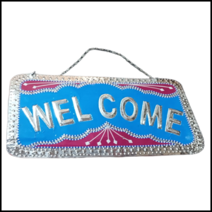 Chamakpatti Welcome Plate (W-27cm, H-15cm)