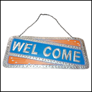 Chamakpatti Welcome Plate (W-27cm, H-15cm)