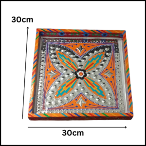Chamakpatti Handmade Square Tray (30x30cm)