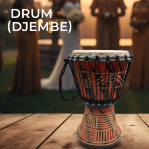 Drum (Djembe) Size Height 26cm X Top Diameter 17cm