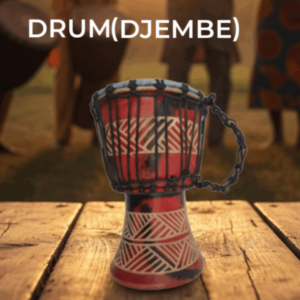 Drum (Djembe) Size Height 26cm X Top Diameter 17cm