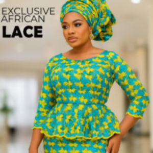 Exclusive African Lace 5 Yards – Premium quality- unique and beautiful design