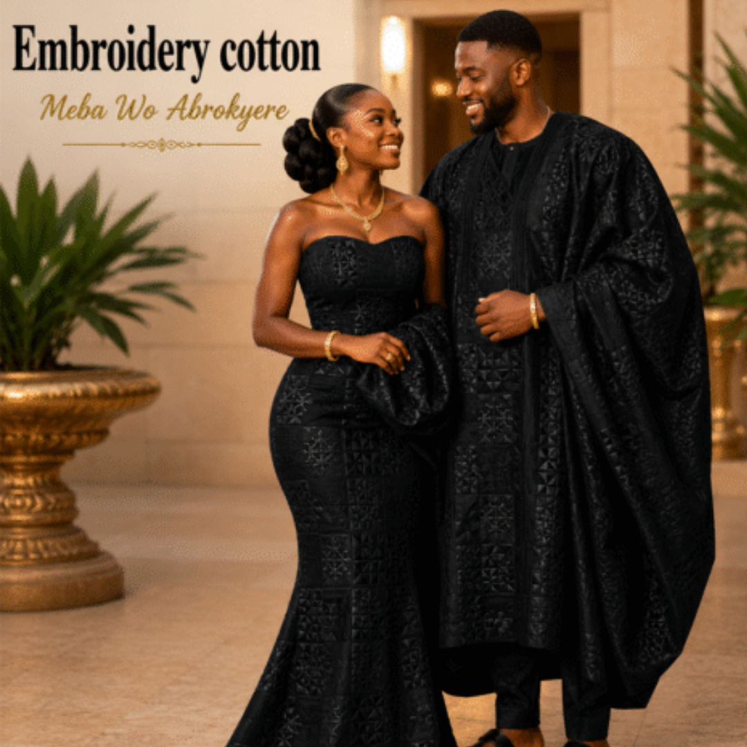 Embroidery cotton Meba Wo Abrokyere 6 Yards