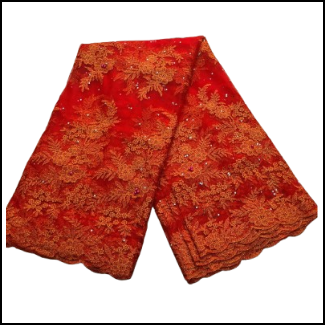 African Lace 5 Yards - Image 2