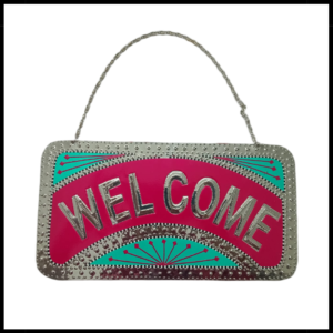 Chamakpatti Welcome Plate (W-27cm, H-15cm)